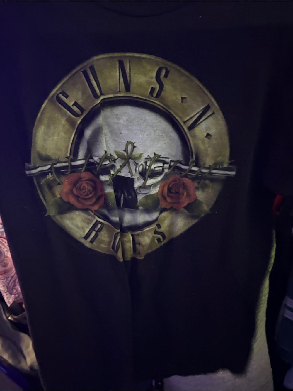 Black Graphic Band T-Shirt